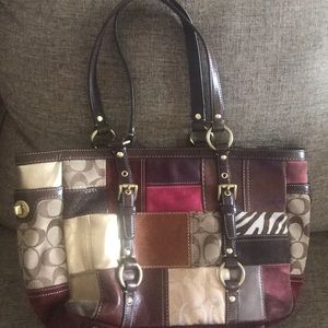 Coach patchwork purse
